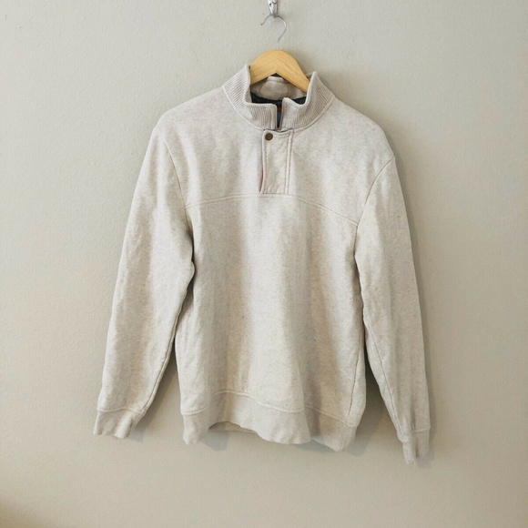 Orvis Other - Mens Orvis White Quarter Zip Sweater Medium